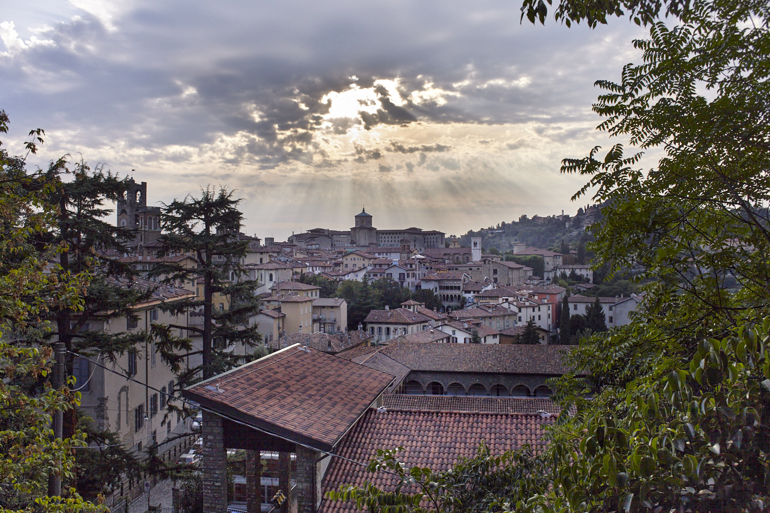 Bergamo — oben und unten