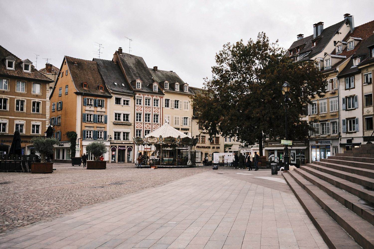 Mulhouse, die lebendige Stadt im Elsass im Osten Frankreichs